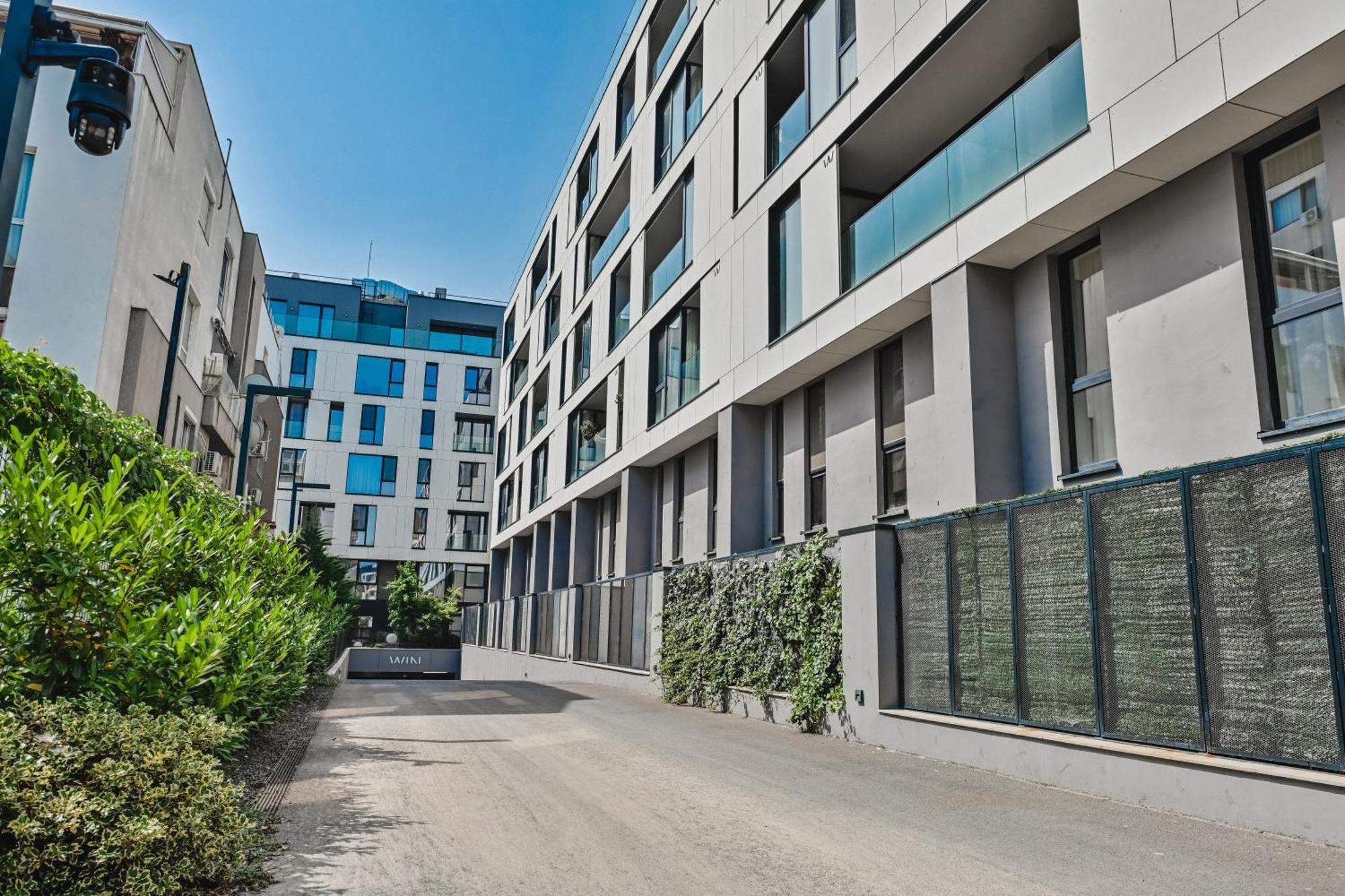 Win Herastrau - Luxury Design 2Br Apartment - Parking Bukarest Exteriör bild